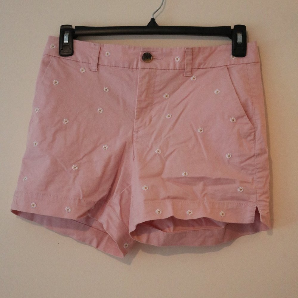 Pink Mid Rise Everyday Shorts from Old Navy